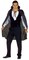 The Costume Center 38" Black Cape Taffeta Men Adult Halloween Costume - One size